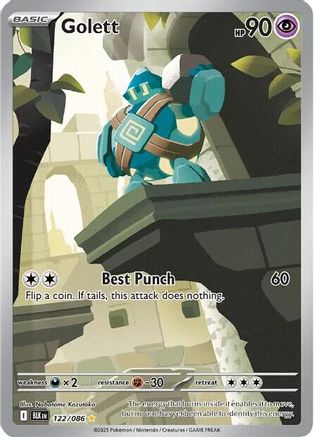 Golett - 122/086 - [SV Black Bolt] Holofoil