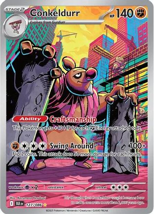 Conkeldurr - 127/086 127 - [SV Black Bolt] Holofoil