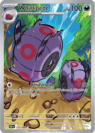 Whirlipede - 133/086 133 - [SV Black Bolt] Holofoil