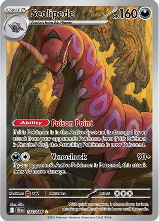 Scolipede - 134/086 134 - [SV Black Bolt] Holofoil
