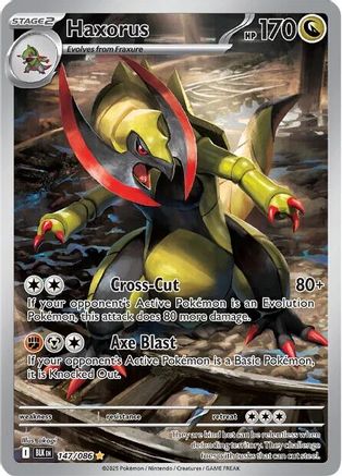Haxorus - 147/086 147 - [SV Black Bolt] Holofoil