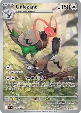 Unfezant - 150/086 150 - [SV Black Bolt] Holofoil