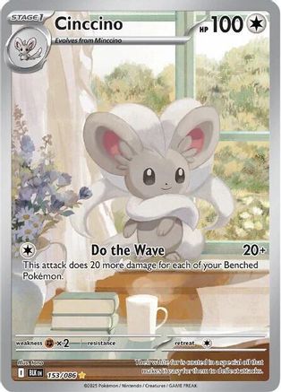 Cinccino - 153/086 - [SV Black Bolt] Holofoil