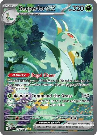 Serperior ex - 164/086 164 - [SV Black Bolt] Holofoil