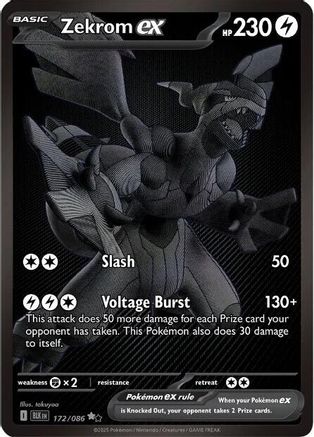 Zekrom ex - 172/086 172 - [SV Black Bolt] Holofoil