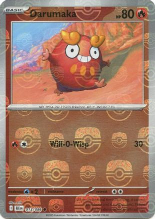 Darumaka (Master Ball Pattern) 13 - [SV Black Bolt] Holofoil