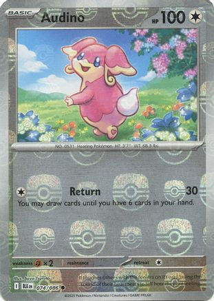 Audino (Master Ball Pattern) 74 - [SV Black Bolt] Holofoil