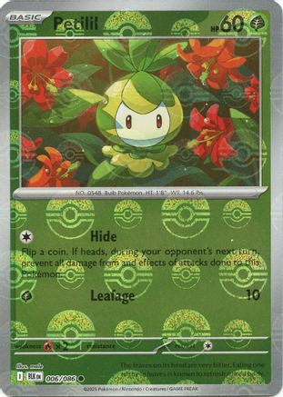 Petilil (Poke Ball Pattern) 6 - [SV Black Bolt] Holofoil