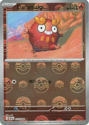 Darumaka (Poke Ball Pattern) 13 - [SV Black Bolt] Holofoil