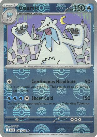 Beartic (Poke Ball Pattern) 26 - [SV Black Bolt] Holofoil