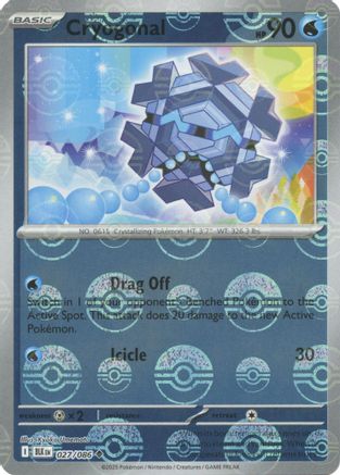Cryogonal (Poke Ball Pattern) 27 - [SV Black Bolt] Holofoil
