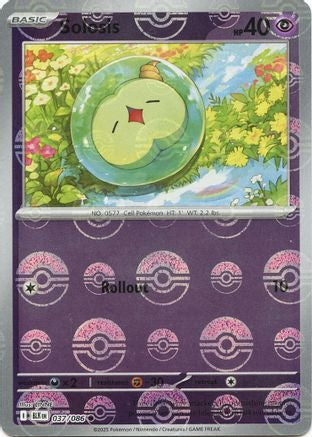 Solosis (Poke Ball Pattern) 37 - [SV Black Bolt] Holofoil