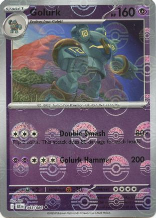 Golurk (Poke Ball Pattern) 43 - [SV Black Bolt] Holofoil