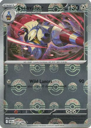Escavalier (Poke Ball Pattern) 60 - [SV Black Bolt] Holofoil