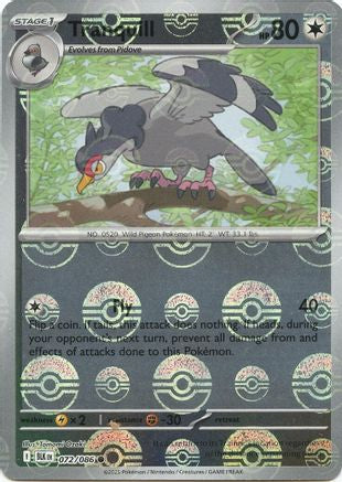Tranquill (Poke Ball Pattern) 72 - [SV Black Bolt] Holofoil
