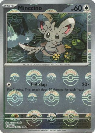 Minccino (Poke Ball Pattern) 75 - [SV Black Bolt] Holofoil