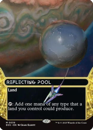 Reflecting Pool (0036) (Borderless) (EOS-036) - [Edge of Eternities: Stellar Sights] Foil