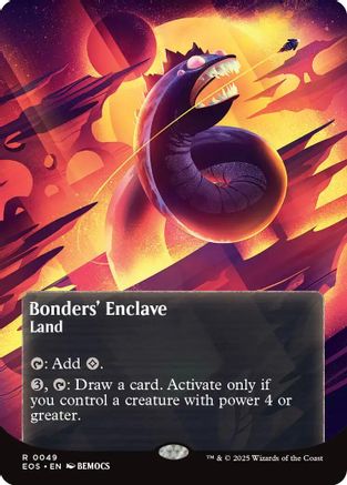Bonders' Enclave (0046) (Borderless) (EOS-049) - [Edge of Eternities: Stellar Sights] Foil