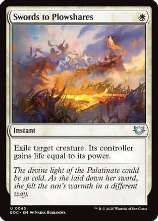 Swords to Plowshares (EOC-045) - [Commander: Edge of Eternities]