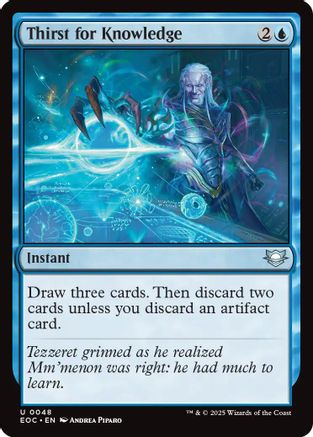Thirst for Knowledge (EOC-048) - [Commander: Edge of Eternities]