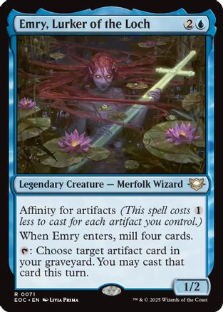 Emry, Lurker of the Loch (EOC-071) - [Commander: Edge of Eternities]