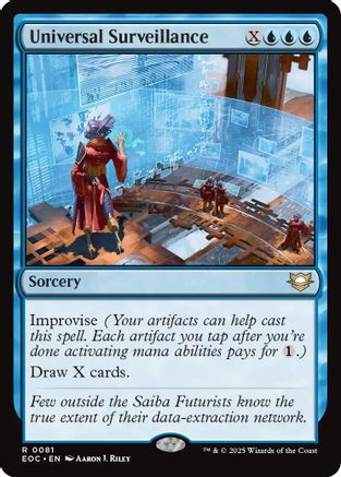 Universal Surveillance (EOC-081) - [Commander: Edge of Eternities]