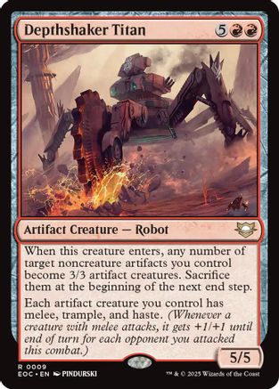 Depthshaker Titan (EOC-009) - [Commander: Edge of Eternities]