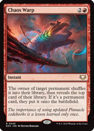 Chaos Warp (EOC-049) - [Commander: Edge of Eternities]