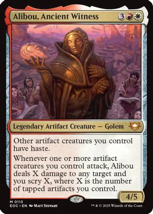 Alibou, Ancient Witness (EOC-113) - [Commander: Edge of Eternities]