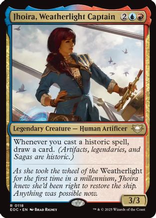 Jhoira, Weatherlight Captain (EOC-118) - [Commander: Edge of Eternities]