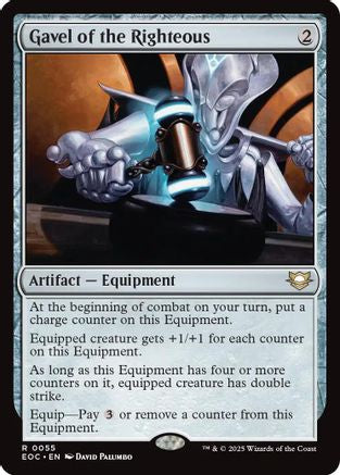 Gavel of the Righteous (EOC-055) - [Commander: Edge of Eternities]