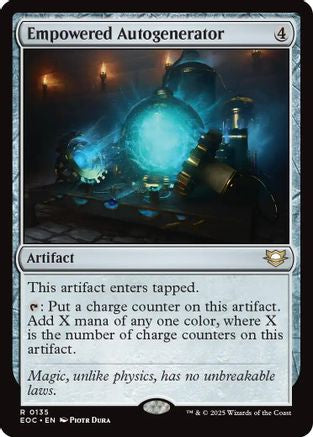 Empowered Autogenerator (EOC-135) - [Commander: Edge of Eternities]