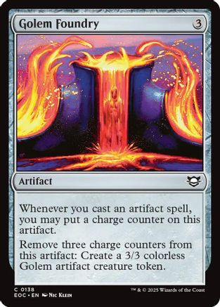 Golem Foundry (EOC-138) - [Commander: Edge of Eternities]