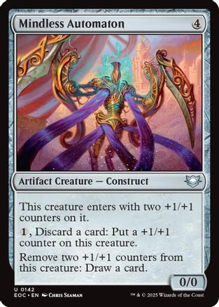 Mindless Automaton (EOC-142) - [Commander: Edge of Eternities]