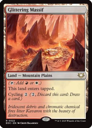 Glittering Massif (EOC-022) - [Commander: Edge of Eternities]