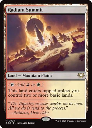 Radiant Summit (EOC-023) - [Commander: Edge of Eternities]