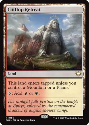 Clifftop Retreat (EOC-155) - [Commander: Edge of Eternities]