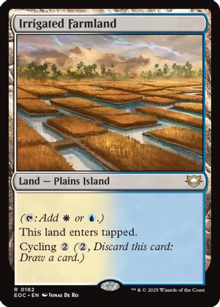 Irrigated Farmland (EOC-162) - [Commander: Edge of Eternities]