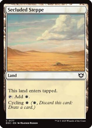 Secluded Steppe (EOC-177) - [Commander: Edge of Eternities]