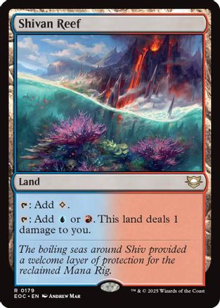 Shivan Reef (EOC-179) - [Commander: Edge of Eternities]