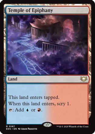 Temple of Epiphany (EOC-187) - [Commander: Edge of Eternities]