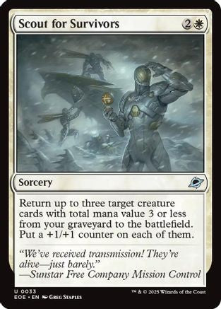 Scout for Survivors (EOE-033) - [Edge of Eternities] Foil