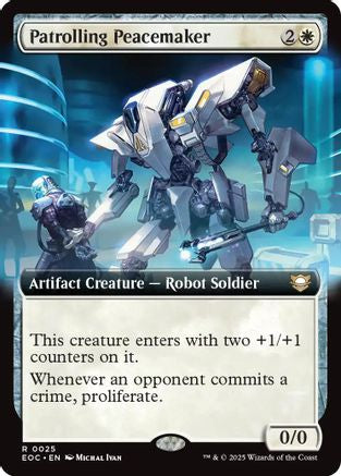 Patrolling Peacemaker (Extended Art) (EOC-025) - [Commander: Edge of Eternities]