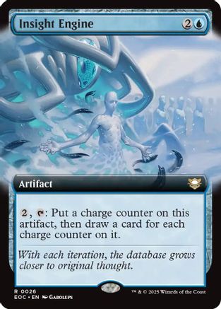 Insight Engine (Extended Art) (EOC-026) - [Commander: Edge of Eternities]