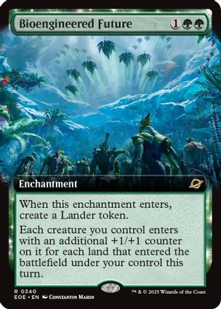 Bioengineered Future (Extended Art) (EOE-340) - [Edge of Eternities] Foil