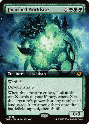 Famished Worldsire (Extended Art) (EOE-341) - [Edge of Eternities]