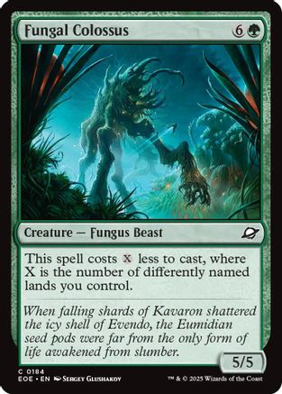 Fungal Colossus (EOE-184) - [Edge of Eternities] Foil