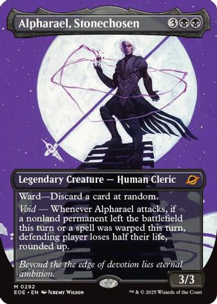 Alpharael, Stonechosen (Borderless) (EOE-292) - [Edge of Eternities] Foil