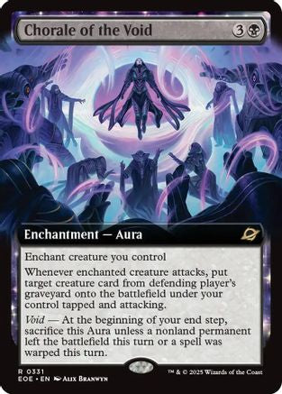Chorale of the Void (Extended Art) (EOE-331) - [Edge of Eternities] Foil