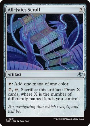 All-Fates Scroll (EOE-234) - [Edge of Eternities] Foil